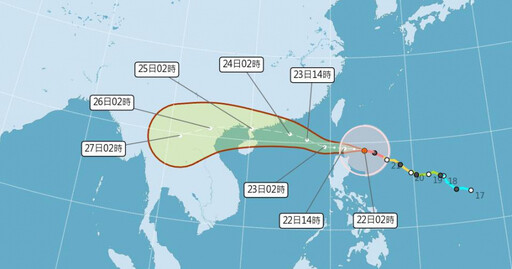 3地區小心！強颱樺加沙「已達巔峰」 鄭明典：符合超級颱風標準