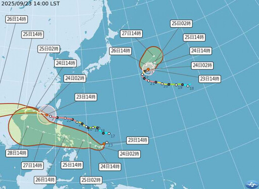 樺加沙颱風遠離「明2地嚴防豪雨」 熱帶低壓生成!最快24小時生成「博羅依」