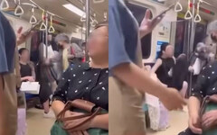 北捷婦「先撞擊2次」逼讓座反被踹飛！ 新視角影片曝