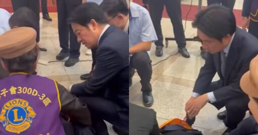 獅子會成員突在總統府昏倒！ 賴清德秒變「賴醫師」蹲地診斷