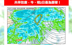 7縣市豪大雨特報!氣象專家:共伴效應「這時間」最為顯著