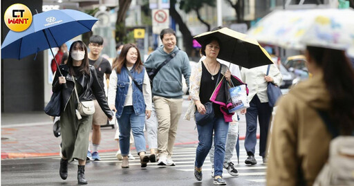 一波濕冷來了!北部下週迎連3天雨彈 週日夜恐探19°C