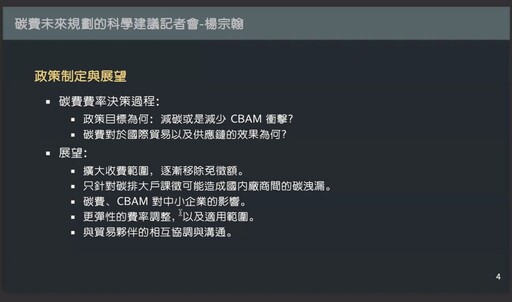 「碳費一噸300、500元都不夠？」 中研院學者分析：難達減碳目標