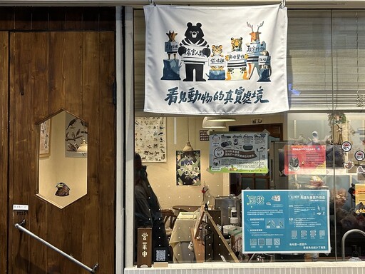 在一個餵遊蕩貓的商圈 他開了一家野生動物保育主題咖啡廳