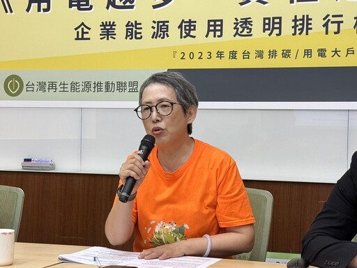 民間評比:群創光電自發最多綠電 東和鋼鐵綠電占比最高