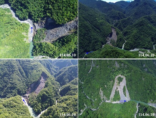 新竹泰崗溪也有一處堰塞湖 林保署監測：穩定溢流 對聚落無影響