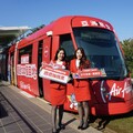 AirAsia主題高雄輕軌列車發車！每週抽機票 高雄直飛五航線特價