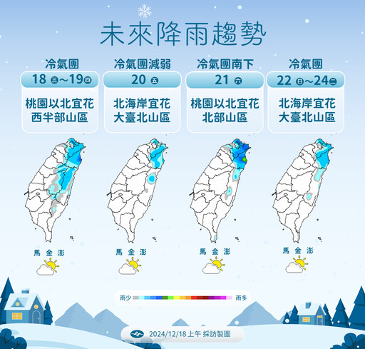 北台急凍！雙北低溫恐現10度↓ 「7縣市低溫特報」冷到明晚