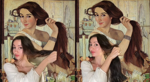投胎轉世？網美撞臉100年前知名畫作 本人驚呼：這就是我