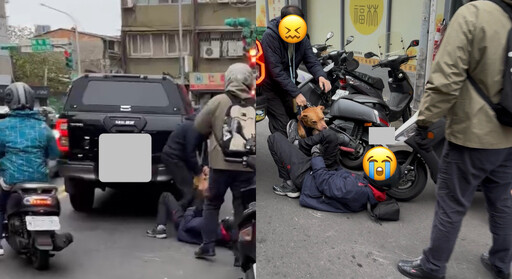 是同隻比特犬！等紅燈再度跳窗咬人 騎士「腿遭咬拖行」痛苦哀嚎