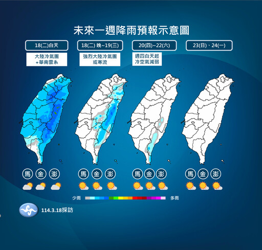 強烈冷氣團來襲！12縣市發布低溫特報 氣象署：一路冷到明晚