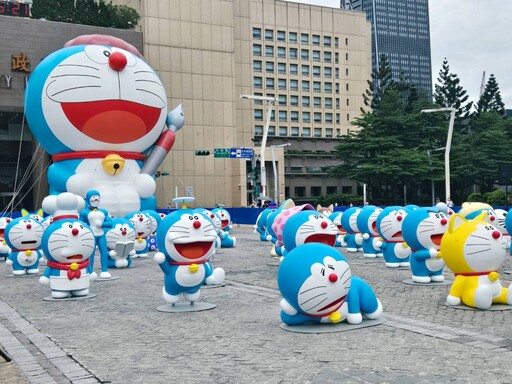 60座立體造哆啦A夢快閃台北！6/28展覽登場 全台首見復刻工作桌