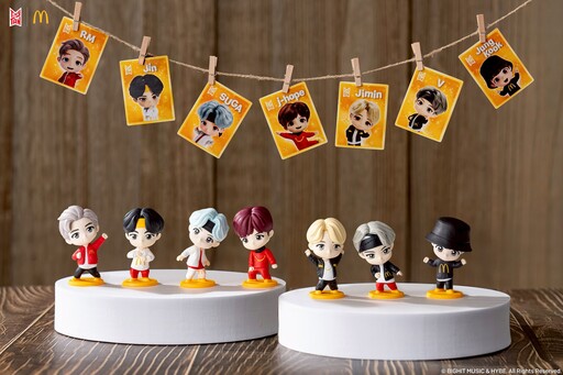 BTS公仔盲盒來了！麥當勞「TinyTAN」全套7款 10/8限量開搶