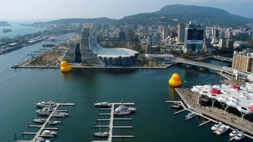 高市府觀光局推出24小時4K即時影像帶你看黃色小鴨