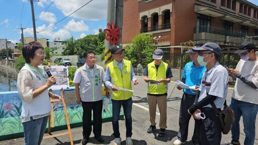 彰化永靖東岸水環境改善先期計畫會勘 魏碩衛鄉長爭取經費改善