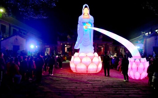 彰化清水岩寺社區歲末點燈祈福 迎春納福保平安千份蛇年錢母結緣