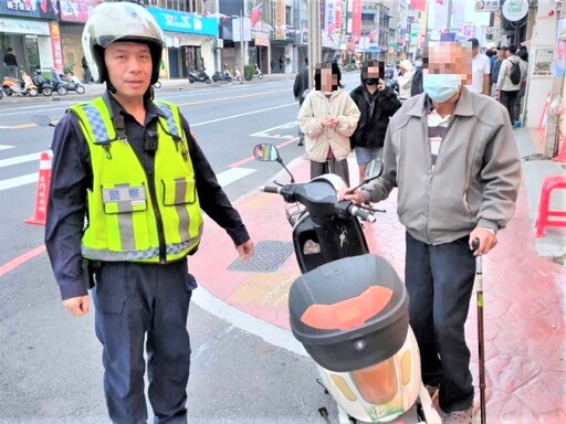 參加踩街車不見 北門警速助老翁尋回愛車