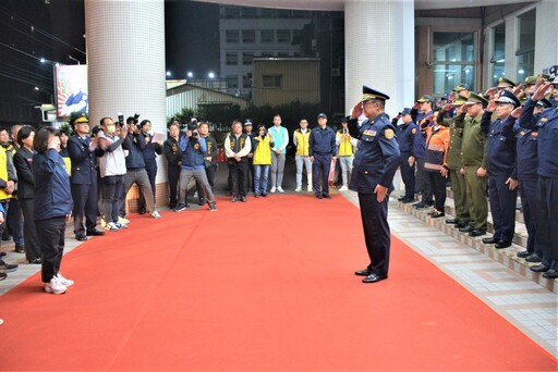 嘉義市長率隊聯合宣慰114年加強重要節日安全執勤人員