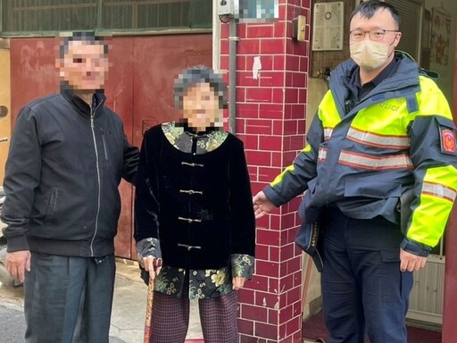老婦人外出未歸 興安警協助返家