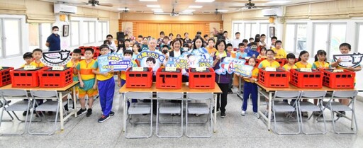 彰化縣自籌8千萬推「生生有鮮乳」 王惠美赴大成國小視察成果