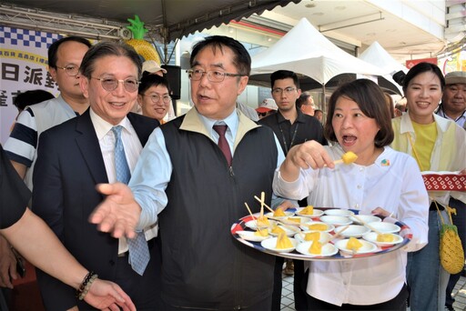 旺情夏日派對 嘉義市長攜手臺南市長共推優質農產品