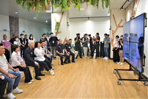 嘉市警局歡慶警察節 揭幕願景館及互動式情境模擬訓練靶場