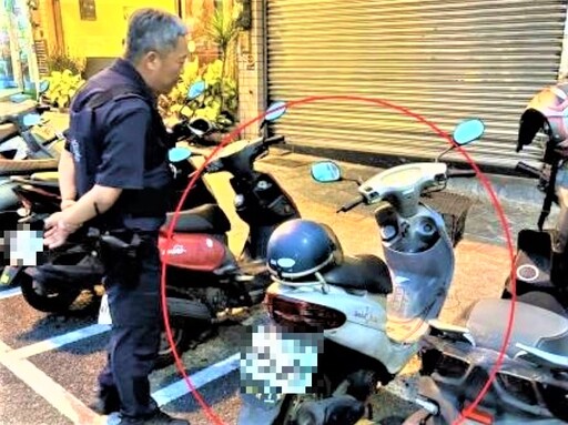 忘記機車停在哪 長竹警眼尖協助男子找回機車