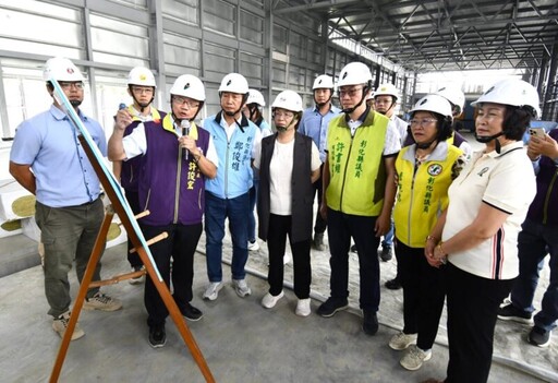 迎接2025台灣設計展在彰化 視察全縣首座專業展覽館即將完工