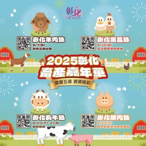 2025彰化畜產嘉年華 歡慶五載週週精彩