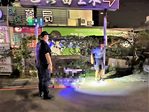 失業借酒消愁 竹園警耐心關懷男子助返家