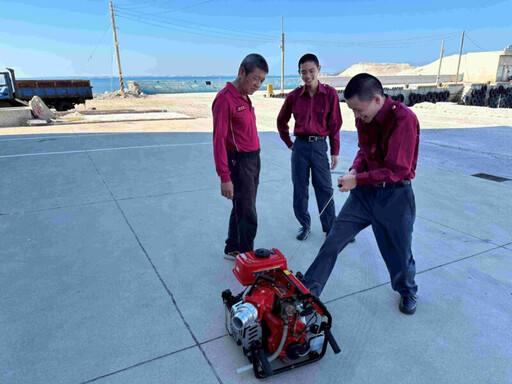 鳥嶼消防分隊辦理「新進消防役專業基礎訓練」