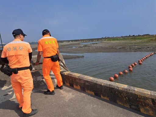 海洋局舉辦漂流木攔木網實地操作演練 減少汛期漁港及漁船之損害