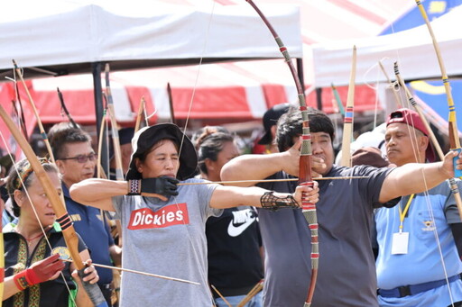 獅子鄉公所麻里巴狩獵祭傳統弓射箭全國賽暨南世田徑場啟用典禮