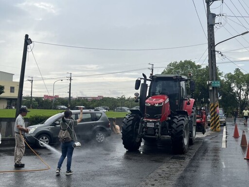 屏縣環保局提醒農耕機需清洗再上路 違規將加強取締