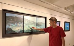 邊城振輝藍眼淚油畫巡迴展 高雄文化中心展出