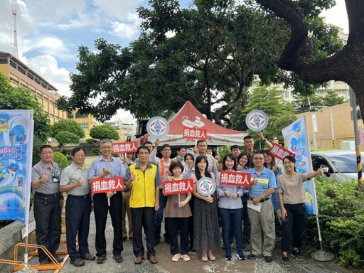 台電搶修女豪傑 熱心參與捐血 大方獻出手臂