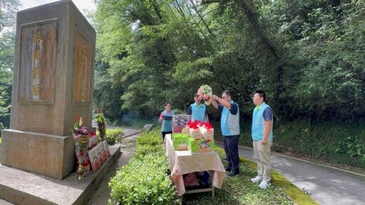 新竹榮服處祭祀開鑿大鹿林道殉難榮民 表達尊崇緬懷