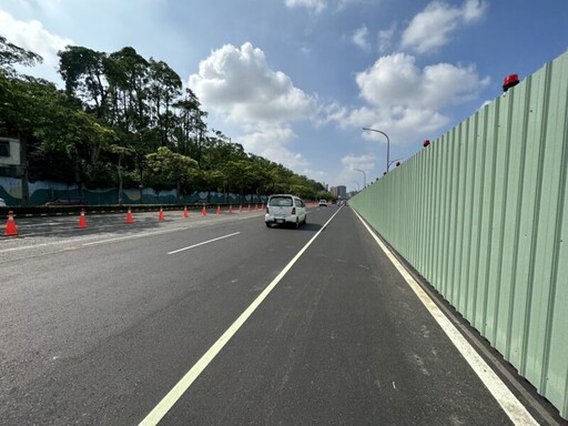 高市左營區翠華路拓寬工程 南下段分區通車紓解車流