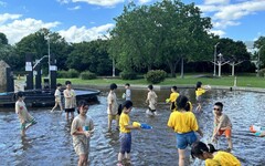 抓住夏天的尾巴，中秋到內湖運動公園清涼放電