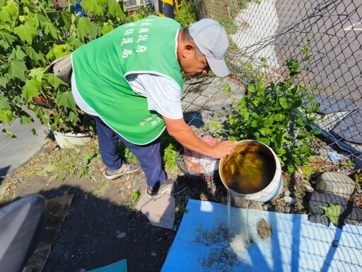 防範登革熱病媒蚊 屏東縣啟動孳生源清消 全面防範登革熱病媒蚊