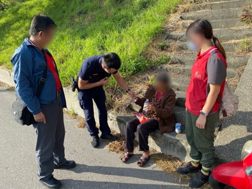 豐原八旬婦失智發作迷途 機智警憑微小線索竟拼湊出真實身份