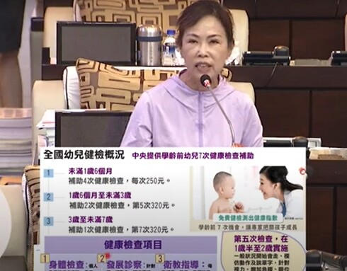 市議員尤榮智和林美燕質疑新管教規定 籲增加幼兒健檢次數