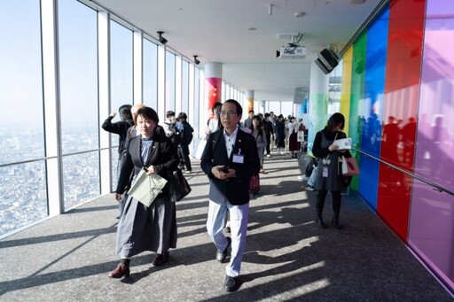 林欽榮率隊參訪大阪城市建設 雙方就零碳建築充分交流