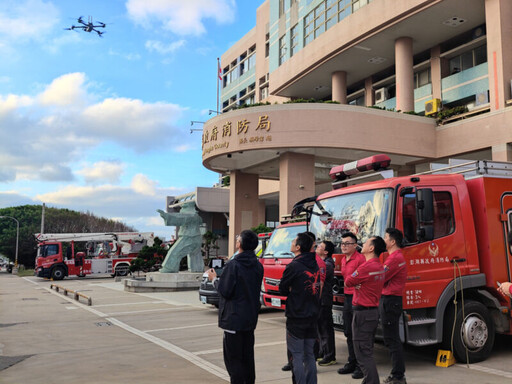 救災行動科技化 澎湖消防局新型「紅外線熱顯像無人機」上線