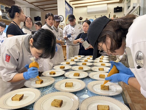 高餐大攜手湘樂餐飲 西廚系師生體現小農食材鮮美