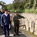 高市府水利局重建軍方圍牆 解決美術館泥黃色淹水問題