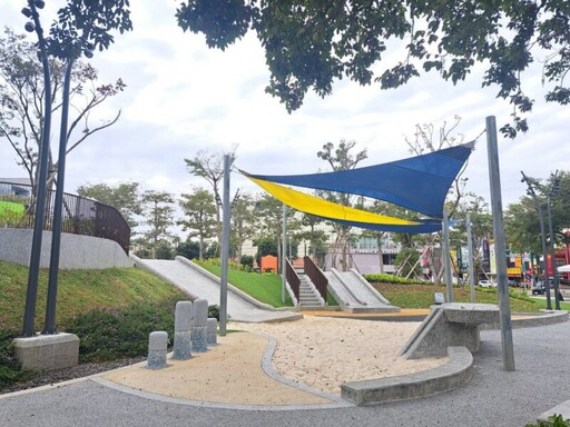 桃園龍潭運動公園兒童遊戲場暨周邊景觀環境改善工程竣工啟用典禮