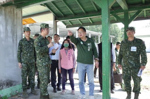 邱志偉爭取岡山水塔、新庄分遣隊受信所經費到位，盼工程速啟動