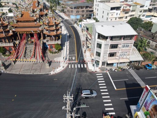 高市林園區廣應街拓寬完成開放通行 提升行車便利性