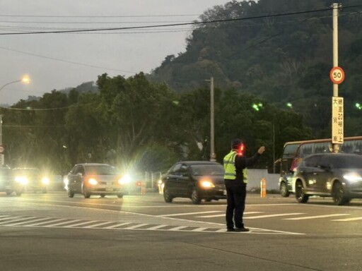 東勢警分局連假交通疏導 春節護您樂遊山城